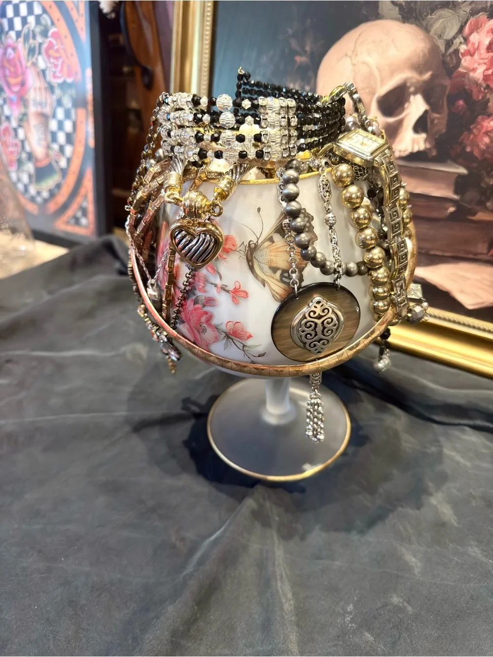 Designer Vintage Jewelry Jar - Monet, Brighton, Lia Sophia, Chicos and More 🪎
